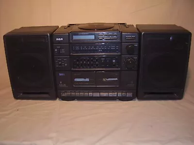 JVC PC-X130 Vintage Boombox 90s CD Cassette Player AM/FM  Parts Or Repair Used • $24.95