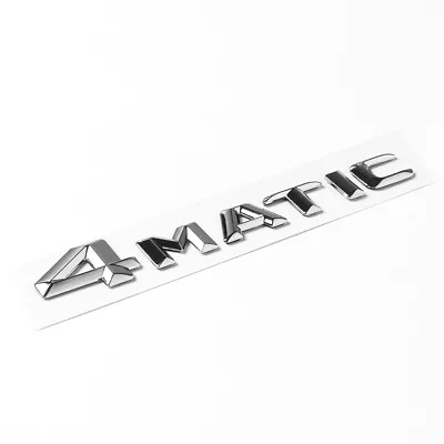 New Chrome 4 MATIC Rear Trunk Letters Badge Emblem For C E S 2014-2016 • $12.98