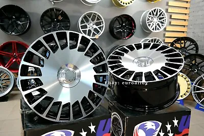 New 20 Inch 5X112 ViP LUXURY MAYBACH Style BLACK POLISH Wheels For MERCEDES BENZ • $2423.92