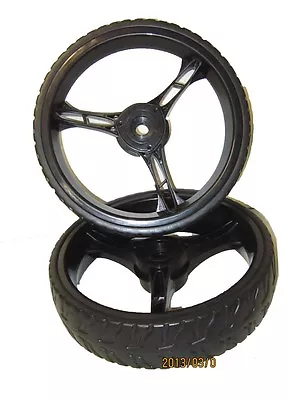 Golf Buggy Wheels 265mm Diameter With 16 Mm Plastic Bearing. X 2 • $40