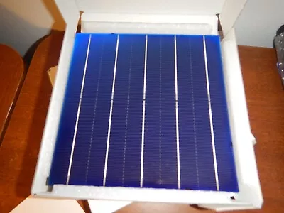 BOX Of 100 SOLAR CELLS EFF. % 22.3  High Output MONOcrystalline 6  X 6  PERC • $129.99