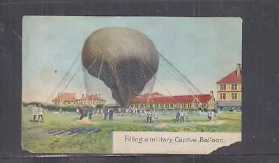 GREAT BRITAINFILLING A MILITARY CAPTIVE BALLOON C1915 WWI Ppc Unused Damaged • £2.41