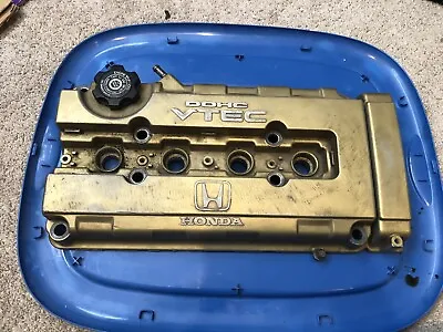 92-00 Honda Civic / Acura Integra B16 B18c GSR B17 DOHC VTEC Valve Cover Oem • $123.81