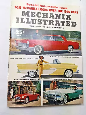 Mechanix Illustrated Nov 1955 Magazine Good Grade • $12.95