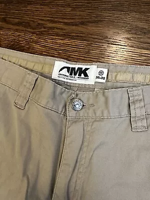 Mountain Khakis Mens 38x32 Teton Twill Pants Khaki Cotton Chino • $23.88