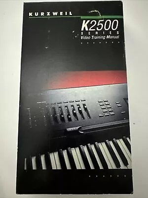 Kurzweil K2500 Series Video Training Manual. EXTREMELY RARE • $23.99