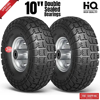 Tire And Wheel Replacement 10” Utility Tires For Gorilla Cart Dolly Hand Truck • $39.99