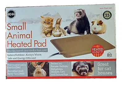 K&H Pet Products Outdoor Small Animal Heated Pad For Rabbits And Small Animals • £33.64