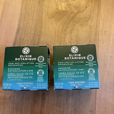 $74.02 • Buy Yves Rocher Repairing Anti-Pollution - Day Care 1.6oz/50ml💯authentic! 2PACK!