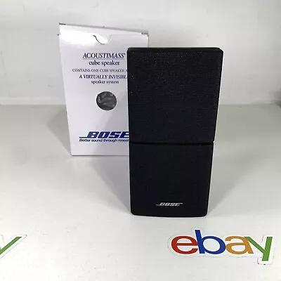 BOSE Acoustimass Swivel Doubleshot Single Cube Array Speaker Black UNUSED In Box • $89.77