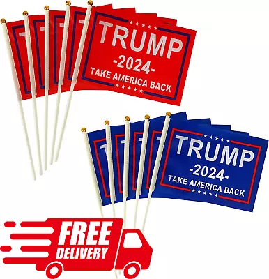 Trump 2024 Take America Back Mini Flags 24-Pack • $15.97