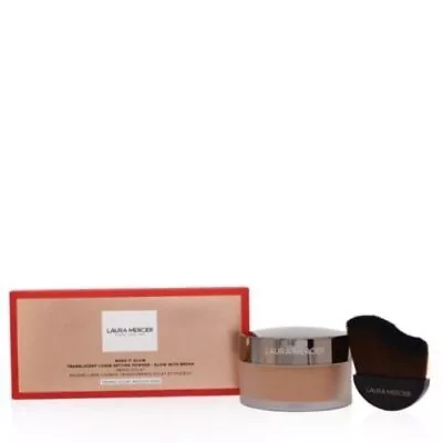 CS Laura Mercier/ Make To Glow  Translucent Medium Deep Loose Powder & BrushDuet • $37.72