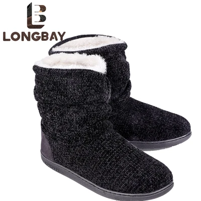 £16.99 • Buy Ladies Slippers Women Dunlop Memory Foam Fur Thermal Ankle Boots Warm Shoes Size