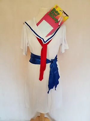 Captain Sailor Sweet Sailor Navy Ship Mate Nautical Ladies Fancy Dress 5 Pc M/l  • £16.95