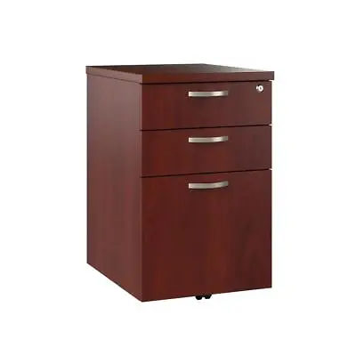 3 Drawer Mobile File Cabinet In Hansen Cherry • $327.08