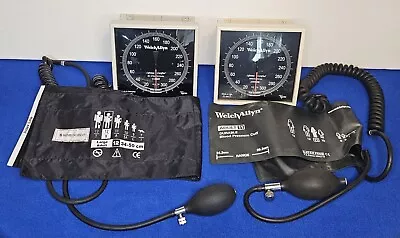 Welch Allyn Tycos Wall Mount Sphygmomanometer CE0297 W/ Adult Cuff -Lot Of 2 • $89