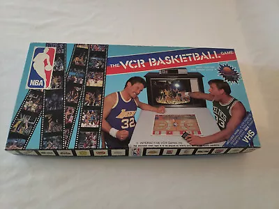 VINTAGE NBA Basketball Interactive VCR NBA VCR Board Game COMPLETE • $30.76