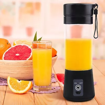 Portable Blender Mini Smoothie Blender: Small Single Serve Travel Fruit Juicer • £8.83