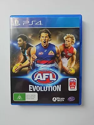 AFL Evolution (PlayStation 4 2017) Aussie Rules Complete With Manual • $15