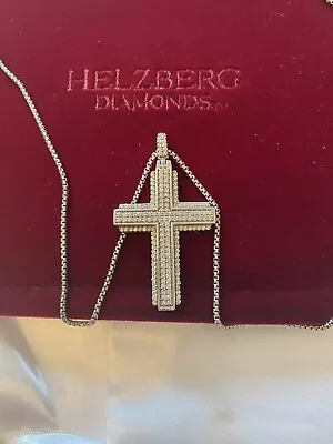 MEN Diamonds Cross Necklace • $400