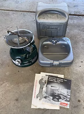 Vintage Coleman Model 508 Single Burner Camping Stove Dated 10/85 Works Flawless • $85