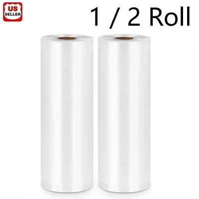 $9.98 • Buy 1 / 2 Roll Pack Vacuum Sealer Bags 8X 196  Food Seal Bag For Kitchen Food Saver