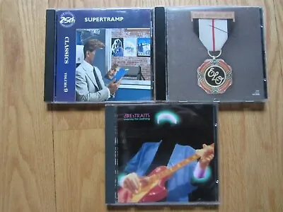 Supertramp/Electric Light Orchestra ELO/Dire Straits - LOT CD • $7.50