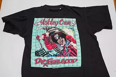 Motley Crue Official Vintage Dr. Feelgood T-shirt 1989 Medium • $220