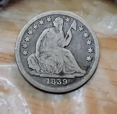 1839 O Seated Liberty Half Dime • $32.55