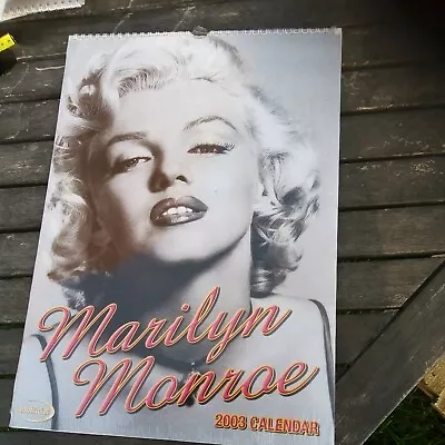 Marilyn Monroe Calendar Sealed 2003 Zinc 7 16 X 12 Ins • £10