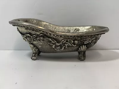 Vintage Heavy Cast Metal Soap Dish • $15