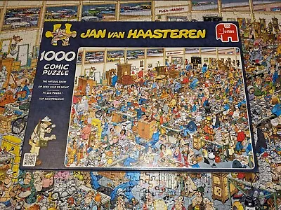 Jan Van Haasteren -The Antique Show - 1000 Piece Puzzle Excellent 100% • £8