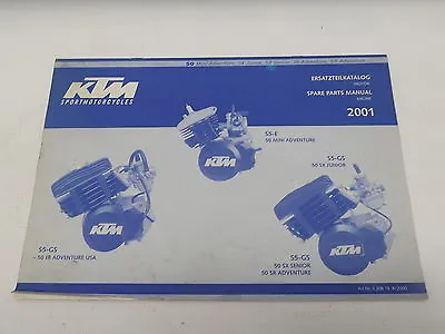 Ktm 32081982000 2001 50 Sx Engine Spare Parts Manual • $11.99