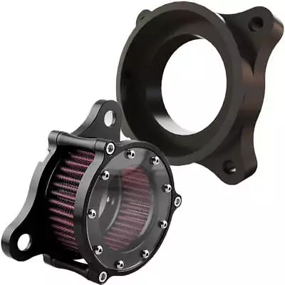 Yamaha V-Star Dragstar XVS650 To Harley Intake Air Cleaner (Adapter + Air Filter • $99.95