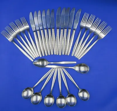 RETRO Vintage CAPRICE GROSVENOR Japan 18-8 STAINLESS STEEL 29 Pc Cutlery Set • $27.96