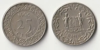 1966 Suriname 25 Cents Coin • $1.50