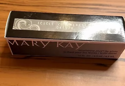 Mary Kay Nourishine Plus Lip Gloss In Icicle Color .15 Oz New In Box Free Ship • $20
