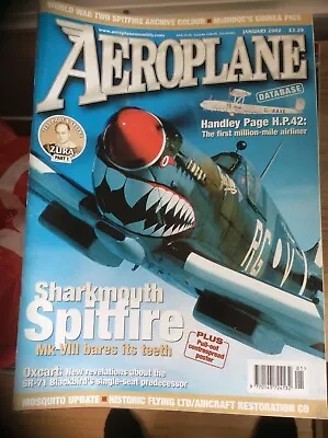 Aeroplane Monthly Magazine 2002 January SpitfireHandley-Page HP42Lockheed A-12 • £3.50