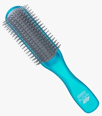 Kent AirHedz Glo Half Round Detangling Hair Brush In BLUE AHGLO01 • £7.59