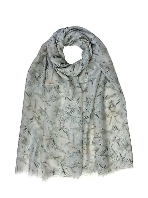 Floral Print Scarf Women Light Weight Vintage Style Large Size Hijab Shawl Snood • £4.49