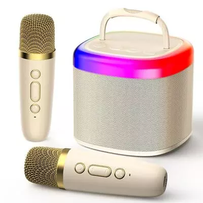 JYX D17 Mini Karaoke Machine With Wireless Microphones • $35.89