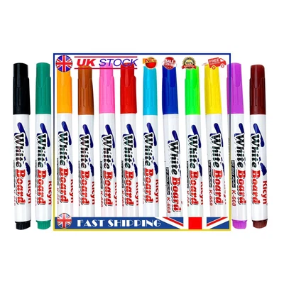 £6.90 • Buy Magical Water Painting Pen Erasable Drawing Whiteboard Floating Pen (12pcs) #gib