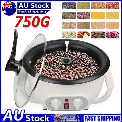 220V Home Electric Coffee Roaster Household Coffee Bean Roasting Baking Machine • $94.68