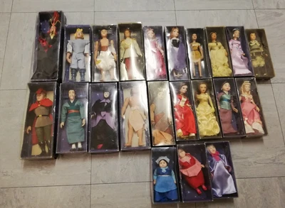 £88.41 • Buy Disney Deagostini 2004 Characters Princess Prince Porcelain Dolls Bundle Of 22