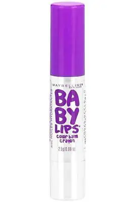 Maybelline Baby Lips Color Balm Crayon Moisturizing Lip Balm - 40 Playful Purple • $12.98