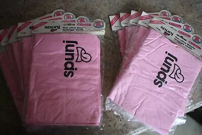 Spunj The Ultra Thirsty Pink Sponge Cloth | Huge Super Absorbent Cloth X10 • £7