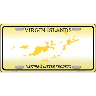 Virgin Islands Blank License Plate Metal Sign Plaque Car Truck Wall Home Decor • $19.98