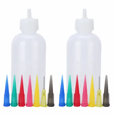 £4.95 • Buy 5Pcs Jam Painting Squeeze Bottles With Nozzles DIY Frosting Sauce Cake Decor HQ