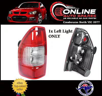 Taillight LEFT Holden Rodeo RA Ute 03-06 Style Side ADR Lamps Stop Lens Tail Lh • $69.90