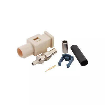 Car FM AM Radio Stereo Fakra B Male White Crimp Connector For RG174 RG316 Cable • $2.35